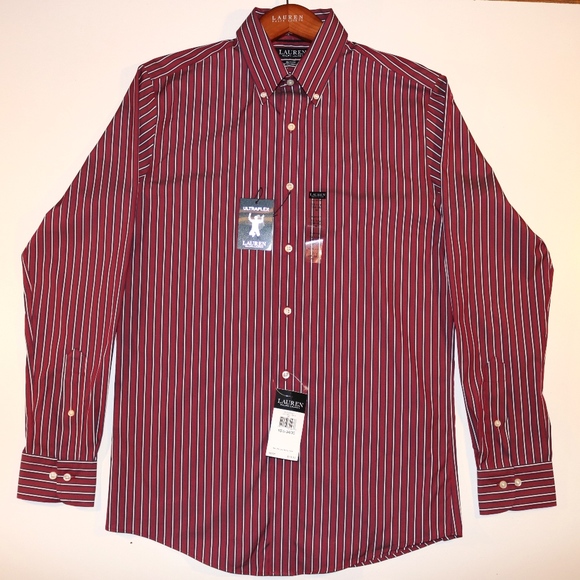 Ralph Lauren Ultra Flex Slim Fit Button Shirt - Picture 1 of 6